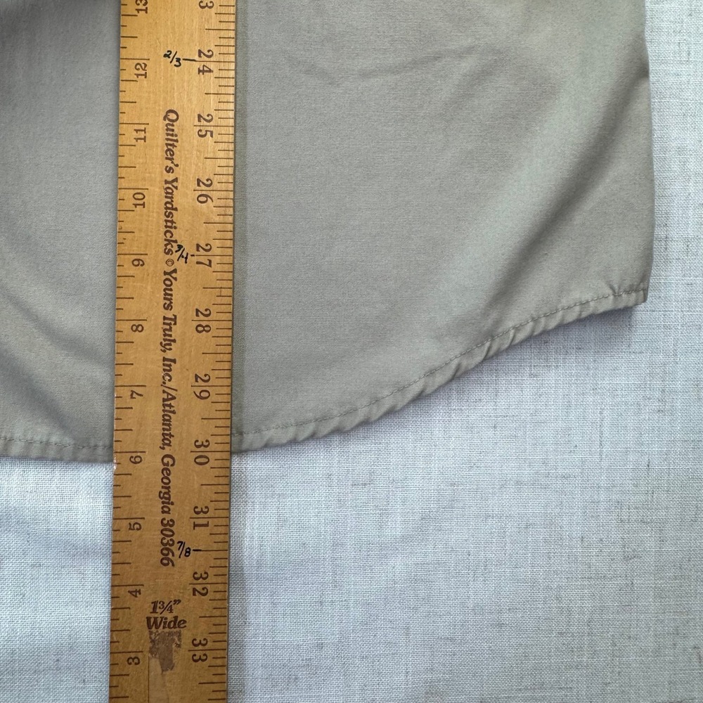 Racks & Reels Button Down Shirt Mens Large Tan Long Sleeve Utility Workwear - Picture 7 of 7